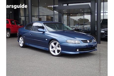 Blue 2002 Holden Monaro Coupe CV8 R