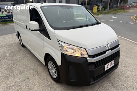 White 2020 Toyota HiAce Van Lwb