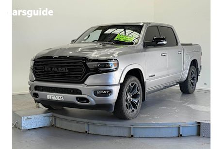 Silver 2022 Ram 1500 Crew Cab Utility Limited Rambox (Hybrid)