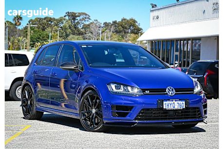 Blue 2015 Volkswagen Golf Hatch R WOLFSBURG EDITION 4WD