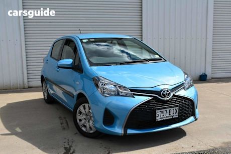 Blue 2015 Toyota Yaris Hatchback Ascent