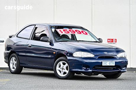 Blue 1998 Hyundai Excel Hatch SPRINT TWIN CAM F