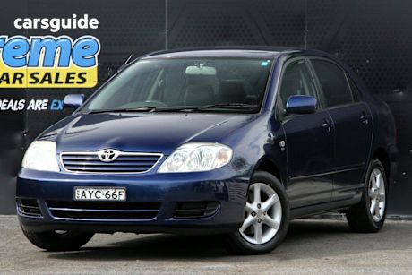 Blue 2006 Toyota Corolla Sedan Conquest