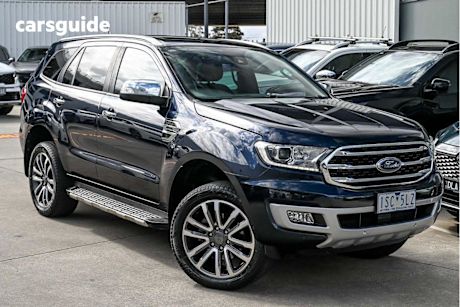 Blue 2020 Ford Everest SUV TITANIUM 4X4