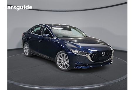 Blue 2025 Mazda Mazda3 Sedan G20 TOURING F