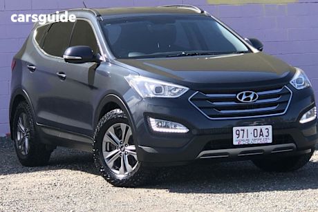 Blue 2015 Hyundai Santa FE Wagon Active Crdi (4X4)