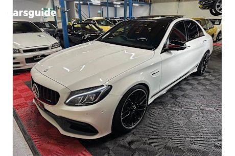 White 2015 Mercedes-Benz C63 Sedan S Edition 1