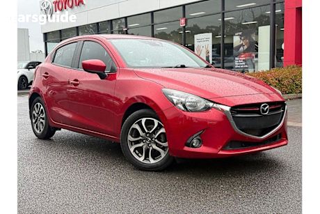 Red 2014 Mazda Mazda2 Hatch GENKI F