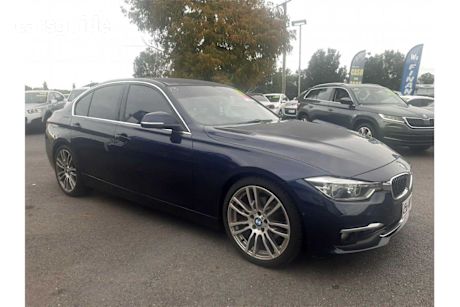 Blue 2016 BMW 320D Sedan Sport Line