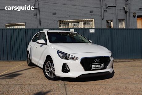White 2019 Hyundai I30 Hatchback Active