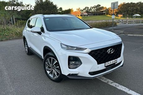 White 2020 Hyundai Santa FE Wagon Active X Crdi (Awd)