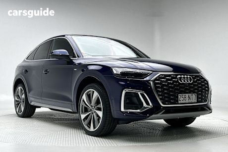 Blue 2021 Audi Q5 SUV 45 TFSI S LINE 4X4