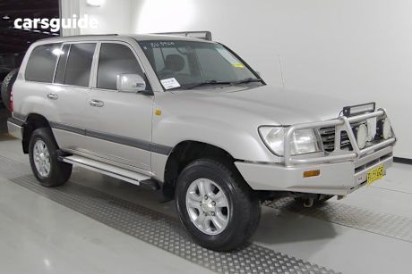 Silver 2003 Toyota Landcruiser Wagon Gxl (4X4)