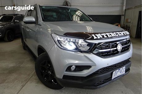 Silver 2019 Ssangyong Musso Ute Tray ULTIMATE 4X4