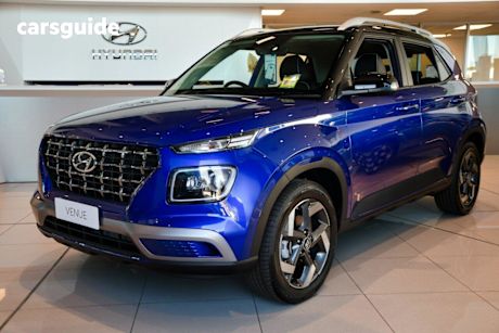 Blue 2025 Hyundai Venue SUV ELITE F