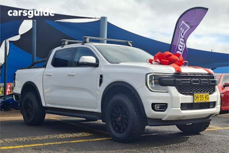 White 2023 Ford Ranger Ute Tray XLT 4X4