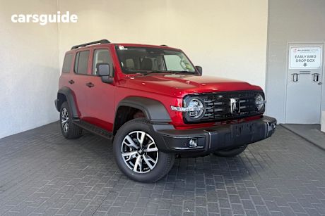 Red 2025 GWM Tank 300 SUV ULTRA 4X4