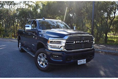 Blue 2024 Ram 2500 Ute Tray Laramie Crew Cab