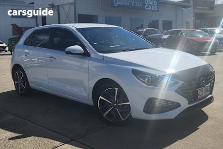 White 2022 Hyundai I30 Hatch ACTIVE F