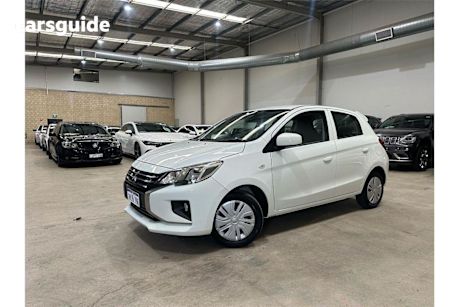 White 2021 Mitsubishi Mirage Hatchback Es
