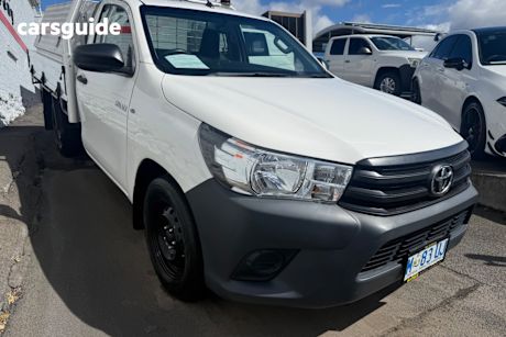 White 2016 Toyota Hilux Cab Chassis Workmate