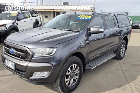 Grey 2016 Ford Ranger Dual Cab Pick-up Wildtrak 3.2 (4X4)