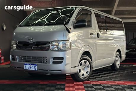 Silver 2008 Toyota HiAce Commercial R