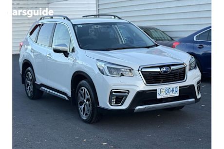 White 2021 Subaru Forester Wagon Hybrid L (Awd)