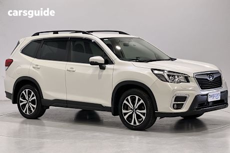 White 2020 Subaru Forester SUV 2.5I PREMIUM 4WD