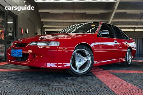 Red 1995 Holden Clubsport Sedan 4DR SEDAN 4SP AUTO 5.0I