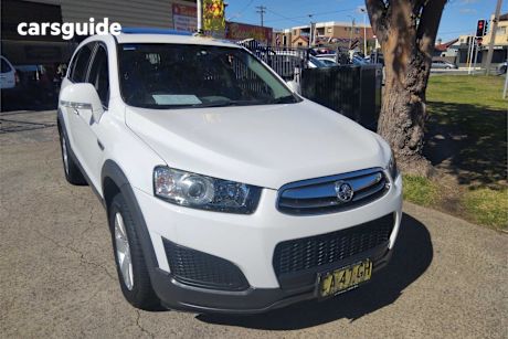White 2014 Holden Captiva SUV 7 LS F