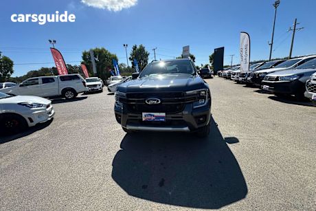 Grey 2024 Ford Ranger Ute Tray WILDTRAK 4X4
