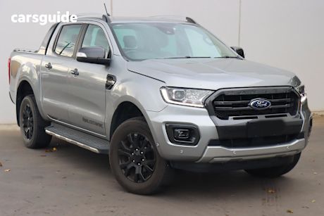Silver 2021 Ford Ranger Ute Tray WILDTRAK 4X4