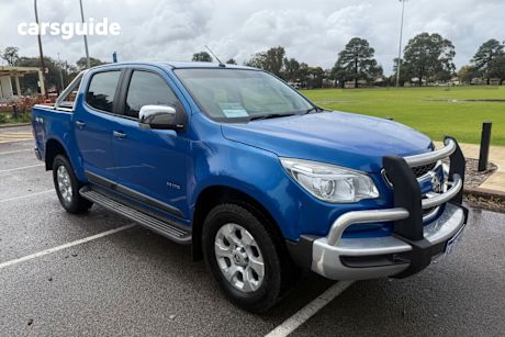 Blue 2014 Holden Colorado Crew Cab Pickup Ltz (4X4)