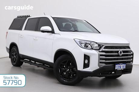 White 2023 Ssangyong Musso Crew Cab Pickup Ultimate Lux
