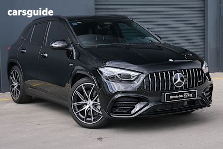 Black 2024 Mercedes-Benz GLA-Class SUV GLA35 AMG 4WD