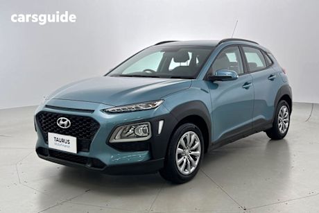 Blue 2018 Hyundai Kona SUV GO F