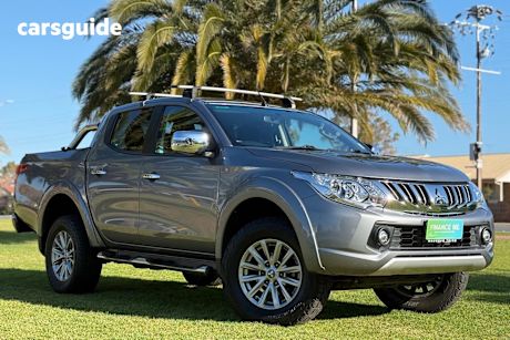 Grey 2016 Mitsubishi Triton Dual Cab Utility Gls (4X4)