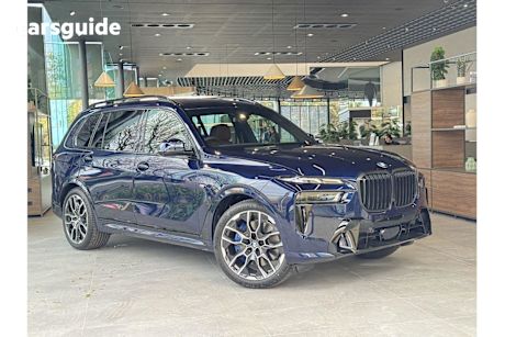 Blue 2025 BMW X7 Wagon xDrive40d Steptronic M Sport
