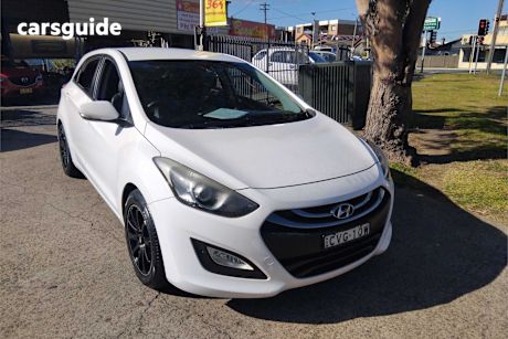 White 2014 Hyundai I30 Hatch TROPHY F