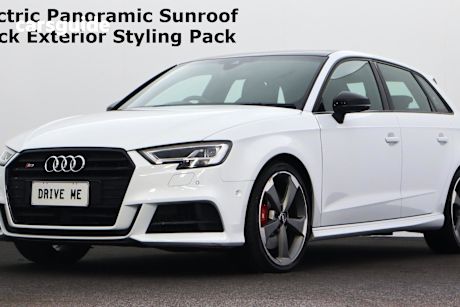 White 2019 Audi S3 Sportback 2.0 Tfsi Quattro