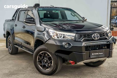Black 2018 Toyota Hilux Ute Tray RUGGED 4X4