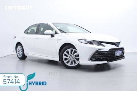 White 2023 Toyota Camry Sedan Ascent Hybrid