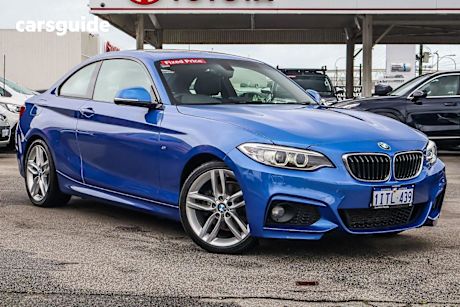 Blue 2014 BMW 220D Coupe Sport Line