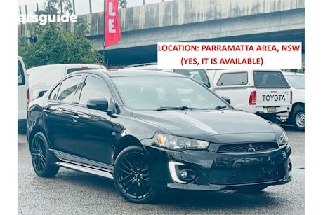 Black 2017 Mitsubishi Lancer Sedan Black Edition (Es)