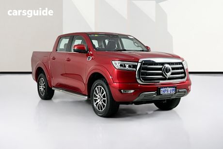 Red 2022 GWM UTE Dual Cab Utility Cannon (4X4)
