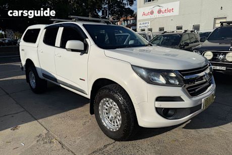 White 2017 Holden Colorado Ute Tray LS 4X4