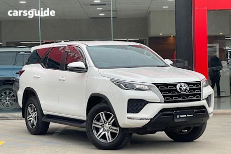 White 2021 Toyota Fortuner Wagon Gx Nav