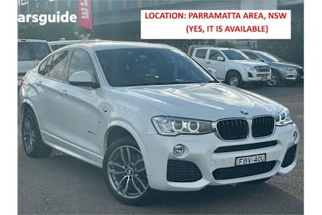 White 2015 BMW X4 Coupe Xdrive 20D