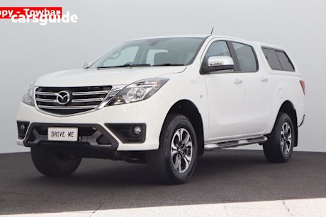White 2018 Mazda BT-50 Ute Tray XTR 4X4